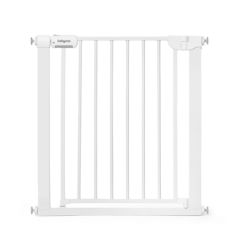 BABYONO Bezpečnostná zábrana na schody a dvere 75–96 cm, detská aj pre psov, bez vŕtania