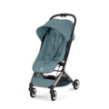 CYBEX Golfový kočík Orfeo Stormy Blue Gold (Taupe Frame) Gold