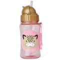 SKIP HOP Zoo Hrnček so slamkou bez PVC a BPA Leopard 12 m+