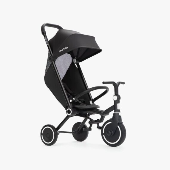 SmarTrike Wonder MAX 6v1 – Luxusný kočík a trojkolka s plnou výbavou - čierny