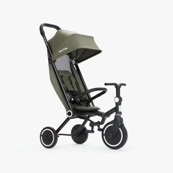 SmarTrike Wonder MAX 6v1 – Luxusný kočík a trojkolka s plnou výbavou - šalviový