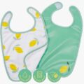 BabyToLove Set podbradníkov – Mäkké nepremokavé podbradníky, Happy Lemon, 2ks