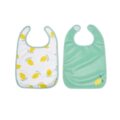 BabyToLove Set podbradníkov – Mäkké nepremokavé podbradníky, Happy Lemon, 2ks