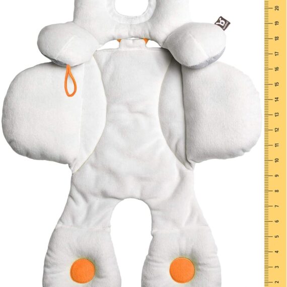 Benbat Body Support– Ergonomická obojstranná vložka do autosedačky a kočíka, biela