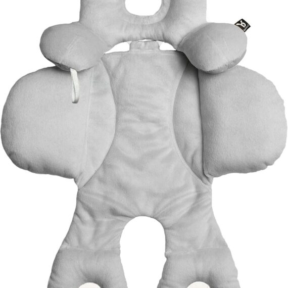 Benbat Body Support– Ergonomická obojstranná vložka do autosedačky a kočíka, 0-12m, šedá