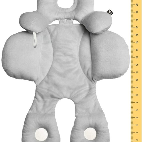 Benbat Body Support– Ergonomická obojstranná vložka do autosedačky a kočíka, 0-12m, šedá