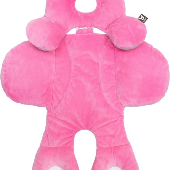 Benbat Body Support– Ergonomická obojstranná vložka do autosedačky a kočíka, 0-12m, ružová