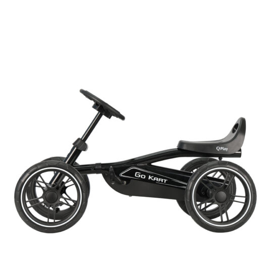 QPLAY Štvorkolka Go Kart Black, 3r+