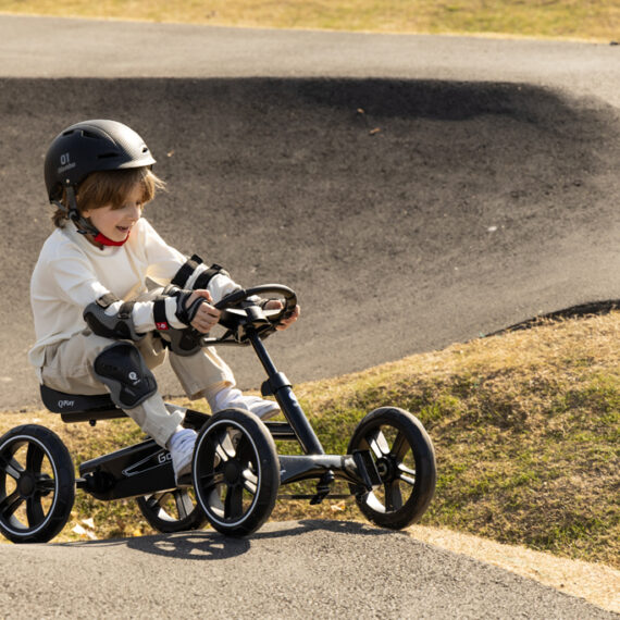 QPLAY Štvorkolka Go Kart Black, 3r+