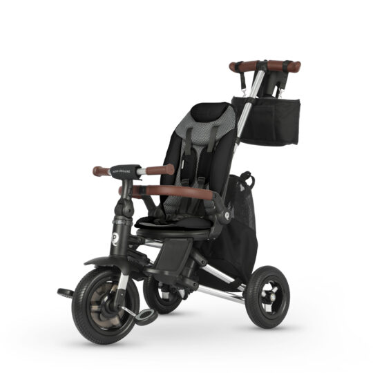 QPLAY Trojkolka Nova Deluxe 5v1 Black, 10-72 mesiacov