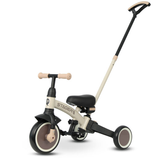 QPLAY Trojkolka Stager 3v1 Brown, 2-6 rokov