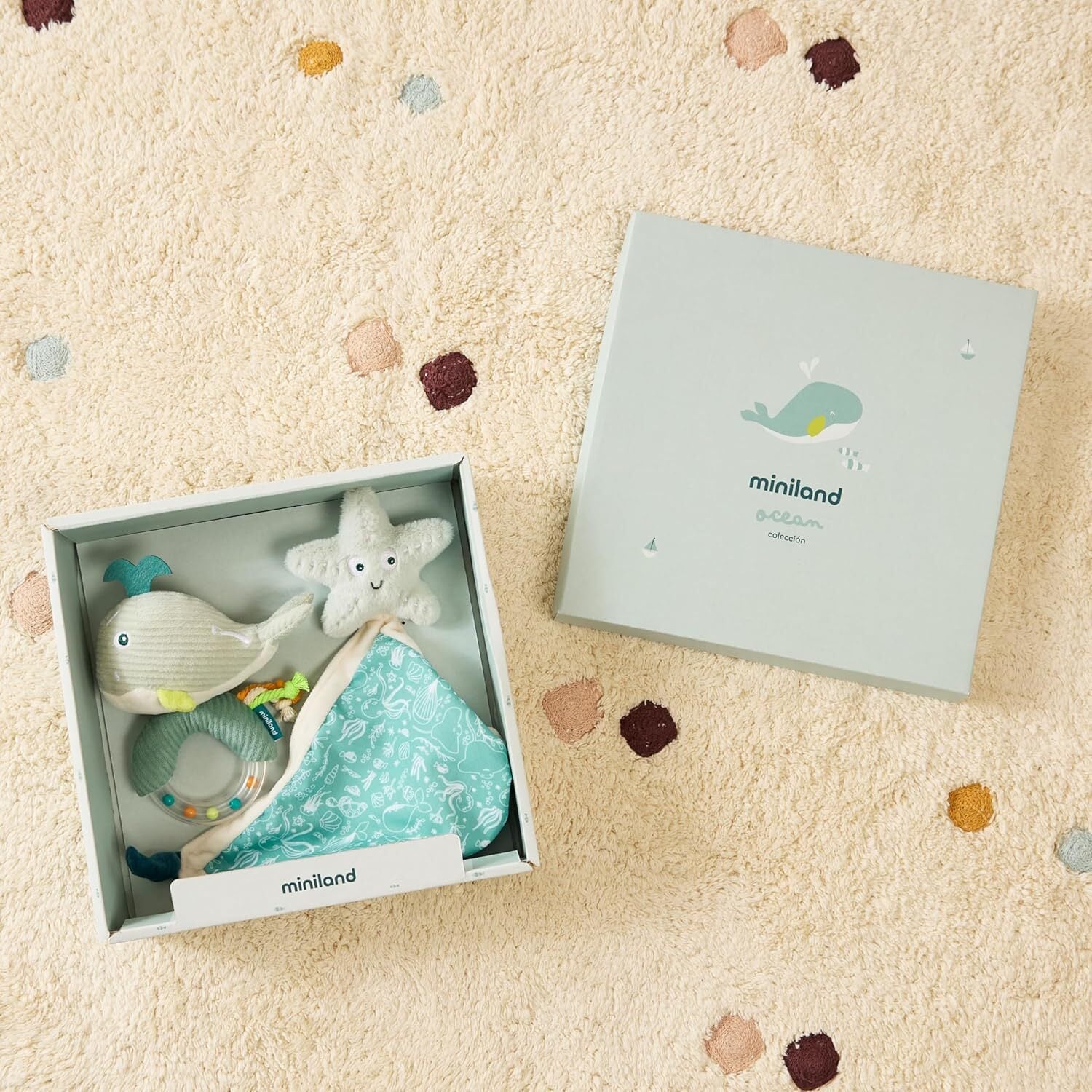 Miniland BABY SEA GIFT PACK – Darčeková sada pre bábätko, oceán