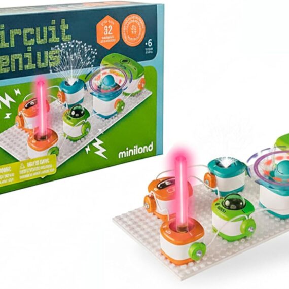 Miniland Electrofun Génius obvodov Veľká vedecká laboratórna sada Elektronické experimety