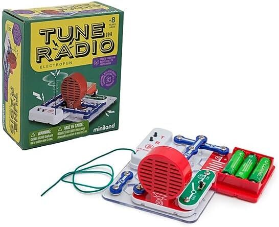 Miniland Electrofun DIY FM Rádio Vedecká sada - Postav si vlastný prijímač