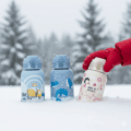 PETITE&MARS Fľaša nerezová termo so slamkou 350 ml Twinkling Fairy 12m+