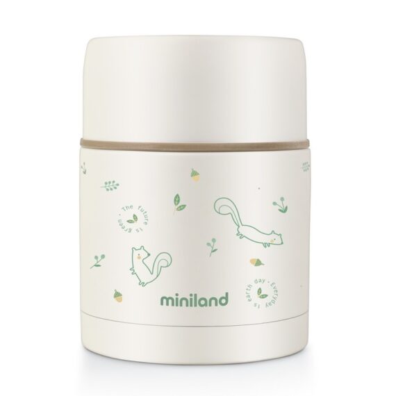 Miniland Termoska na jedlo ECO-friendly 600ml - Veverička