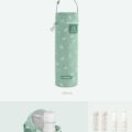 Miniland Termoobal na termosku/fľašu ECO-friendly 500 ml - mätový