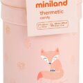 Miniland Dolce Termoska na jedlo s 2 hermetickými nádobami, 700 ml, ružová