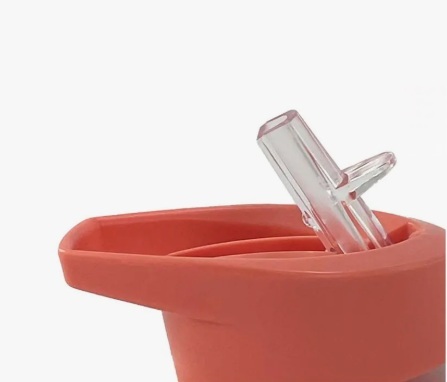 Miniland Kiddie Bottle Explorer – Odolná detská fľaša so slamkou, 450 ml (Tritan), motýľ