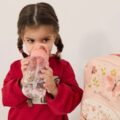 Miniland Kiddie Bottle Explorer – Odolná detská fľaša so slamkou, 450 ml (Tritan), motýľ