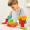Miniland Pegy Bricks Veterný mlyn Kreatívna stavebnica s pohyblivým mechanizmom (STEM hra)