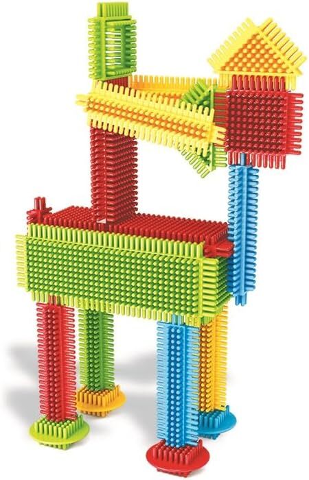Miniland Pegy Bricks Divokí kamaráti Kreatívna stavebnica so zvieratkami