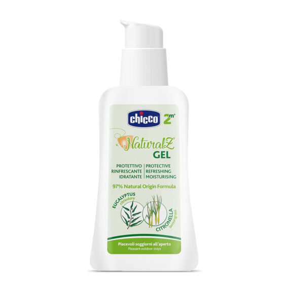 CHICCO Gél proti komárom ochranný a osviežujúci NaturalZ 97% prírodných zložiek 60ml, 2m+