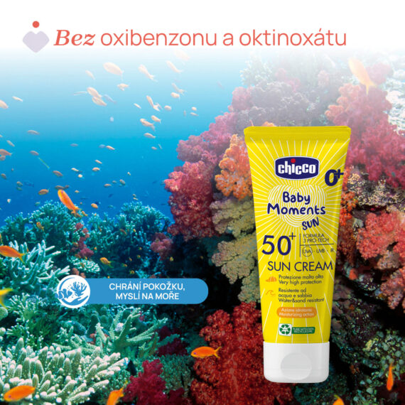 CHICCO Krém detský na opaľovanie SPF50+ 75ml, 0m+