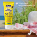 CHICCO Krém detský na opaľovanie SPF50+ 75ml, 0m+