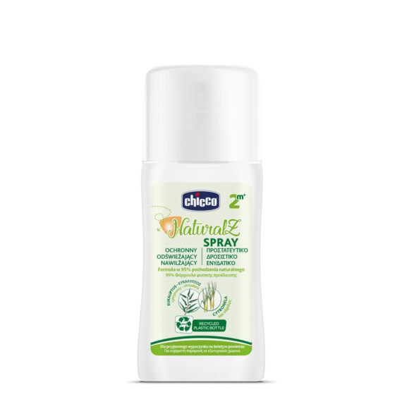 CHICCO Sprej proti komárom ochranný a osviežujúci NaturalZ 95% prírodných zložiek 100ml, 2m+