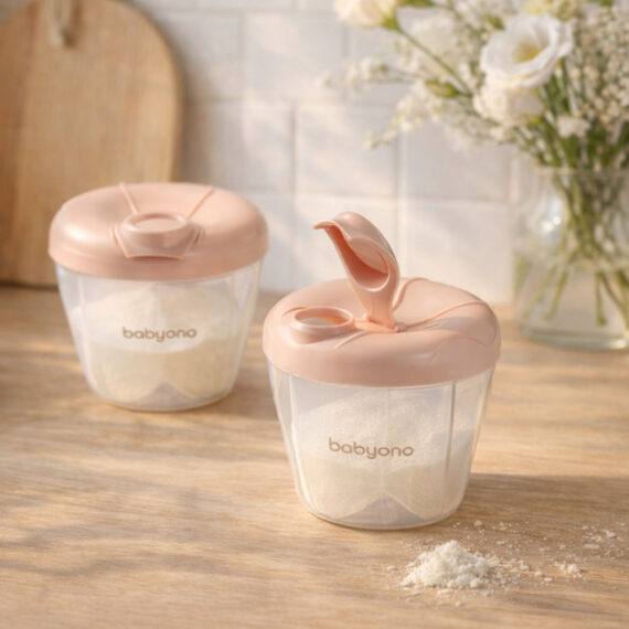 BABYONO Dávkovač sušeného mlieka Beige