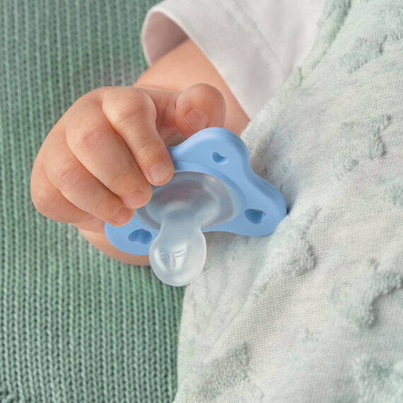 CHICCO Cumlík PhysioForma® Dual Soft modrý 0-2m, 1 ks