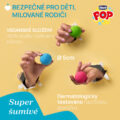 CHICCO Šumivé kúpeľové bomby POP pre deti a teenagerov 3 ks