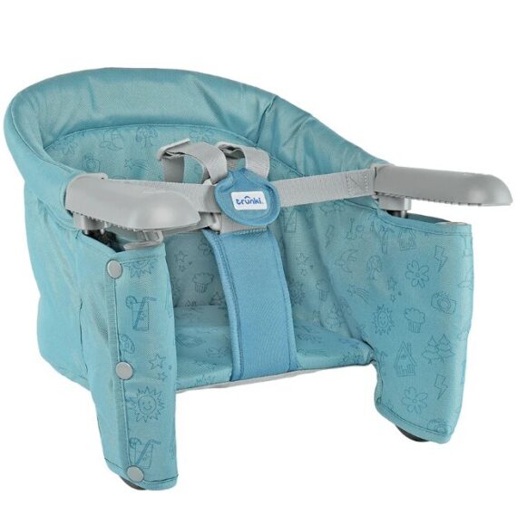 Trunki Závesná jedálenská stolička/kreslo na stôl – Modrá