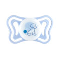 CHICCO Cumlíky Physioforma Light silikónové ortodontické modré 2-6m, 2 ks