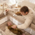 KINDERKRAFT Postieľka cestovná Leody Up Beige