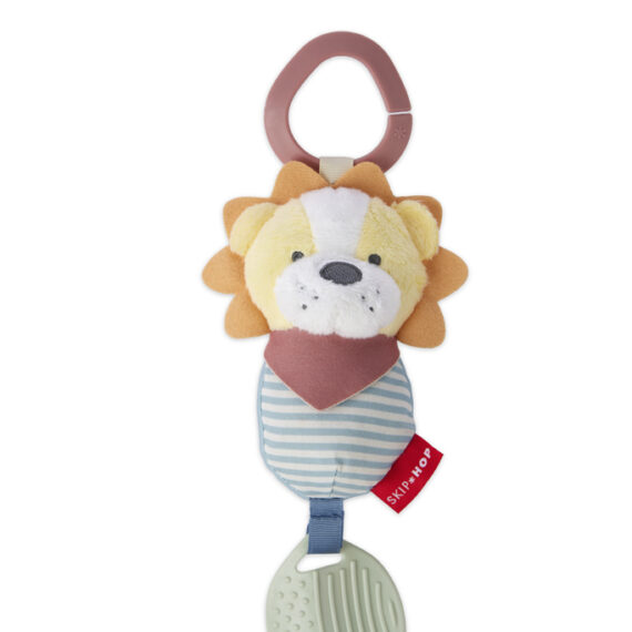 SKIP HOP Hračka závesná s hryzátkom Bandana Buddies Lev 0m+