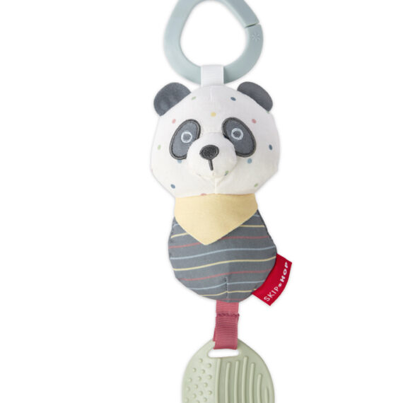 SKIP HOP Hračka závesná s hryzátkom Bandana Buddies Panda 0m+