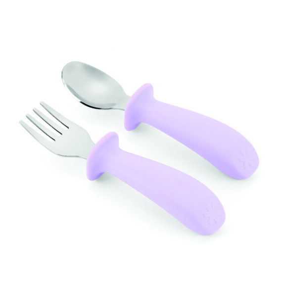 SKIP HOP Lyžička a vidlička Besties Squad Purple, 12m+