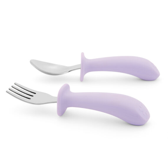 SKIP HOP Lyžička a vidlička Besties Squad Purple, 12m+