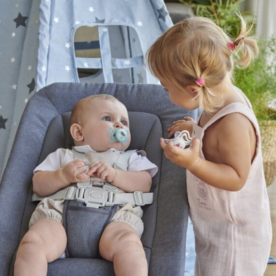 CHICCO Cumlíky Physioforma Light silikónové ortodontické modré 6-16m, 2 ks