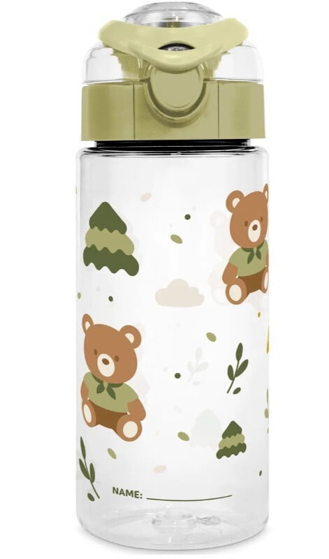 Miniland Detská cestovná fľaša Junior Explorer, 500ml, Medvede