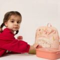 Miniland Veľký desiatový box a obedár – 1200 ml, Motýle