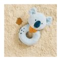 Miniland Mäkká senzorická hrkálka Koala – Textilná hračka pre bábätká od 0m+