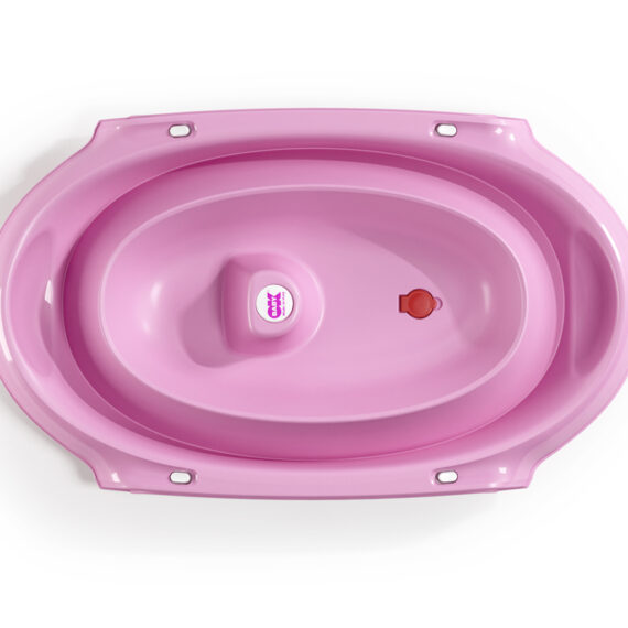 OK BABY Vanička skladacia protišmyková Onda Slim 0–12m Pink
