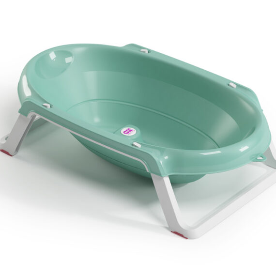 OK BABY Vanička skladacia protišmyková Onda Slim 0–12m Sky blue