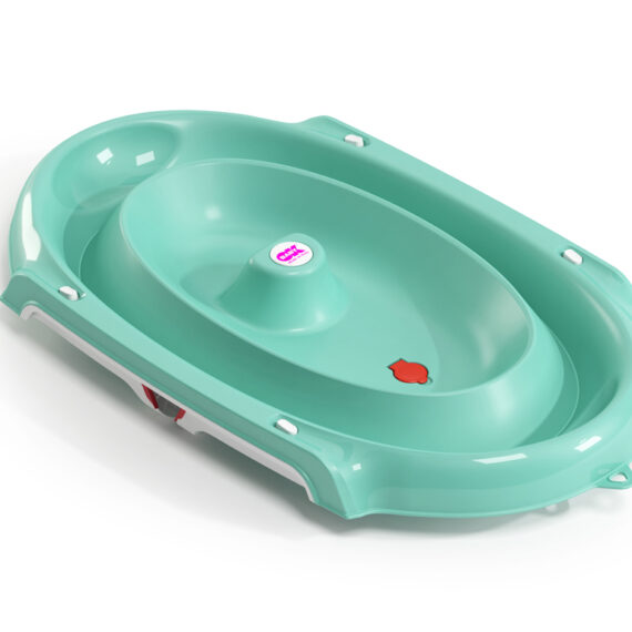 OK BABY Vanička skladacia protišmyková Onda Slim 0–12m Sky blue