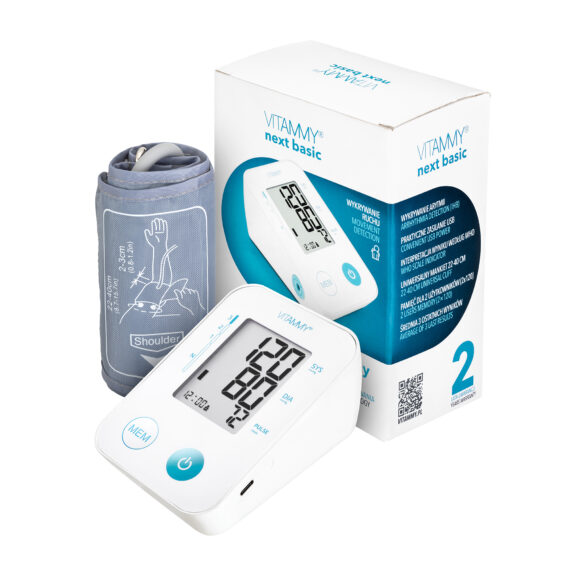 VITAMMY NEXT BASIC Digitálny ramenný tlakomer s meraním počas nafukovania + adaptér