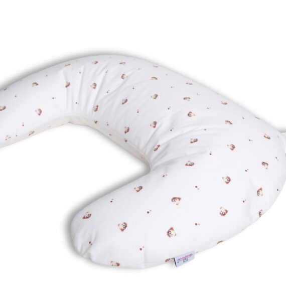 BABYMATEX Vankúš na dojčenie polohovací miniRelax Jersey 150cm Medvedík