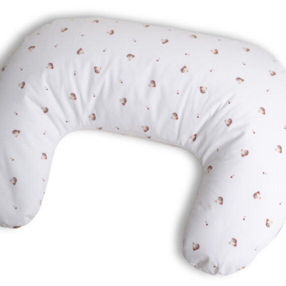 BABYMATEX Vankúš na dojčenie polohovací miniRelax Jersey 150cm Medvedík